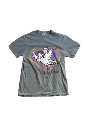 “Rujinu” K-Pop Demon Hunters Graphic Tee Medium Comfort Colors Gray